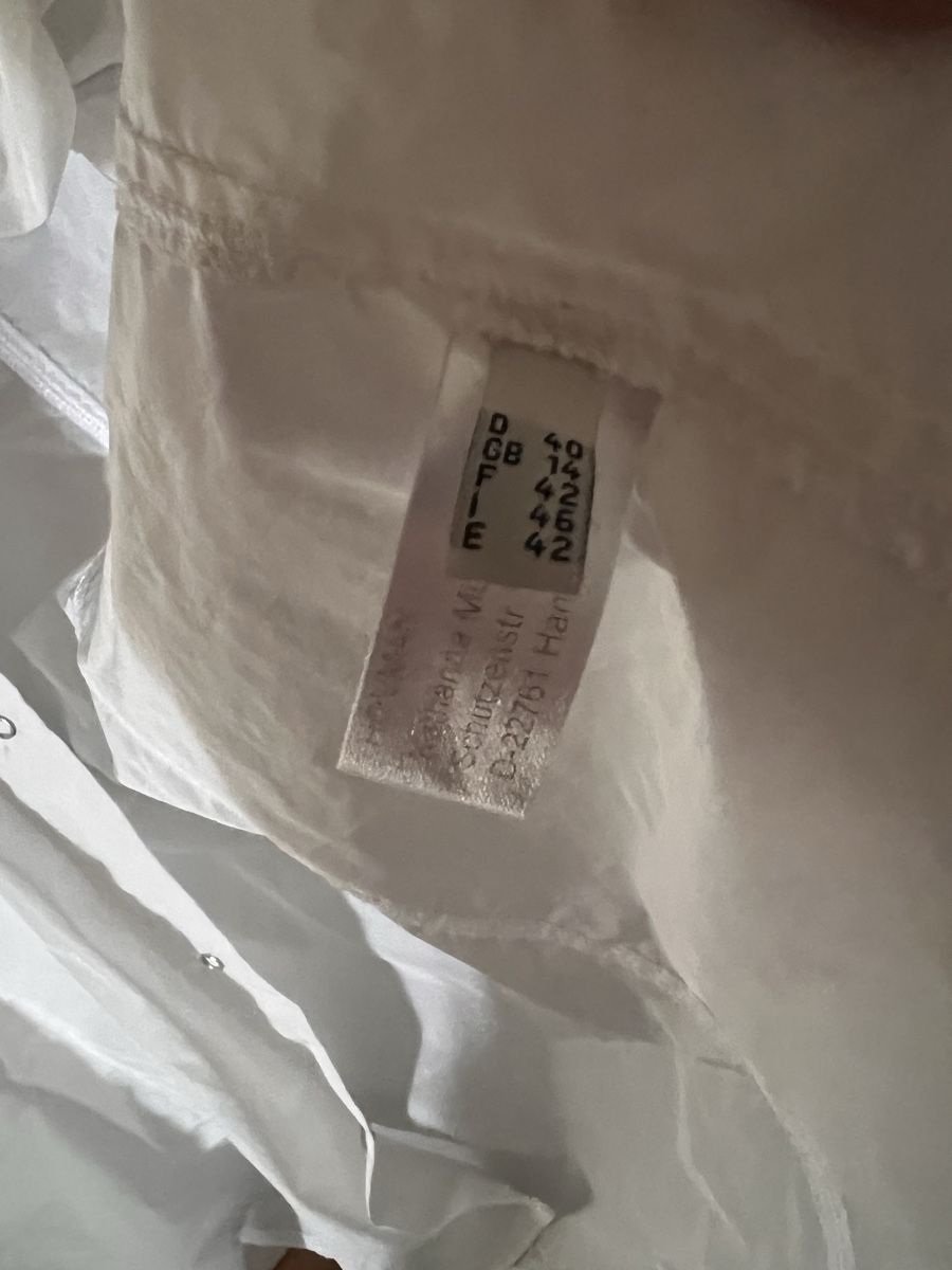 Katharina Hovman Camicette: Bluse Hovman, Gr. 40, weiss – Usato da Solothurn venduto da Brini06 2