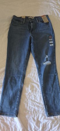 Levi's 721 High Rise Skinny Taille 14 Short W32 L28 neuf