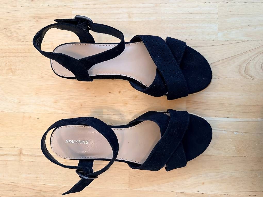 Graceland Scarpe da donna: Graceland Keilsandaletten "Espadrilles" - Sommer-Look – Nuovo (secondo la descrizione) da Untersiggenthal venduto da Yefe 1