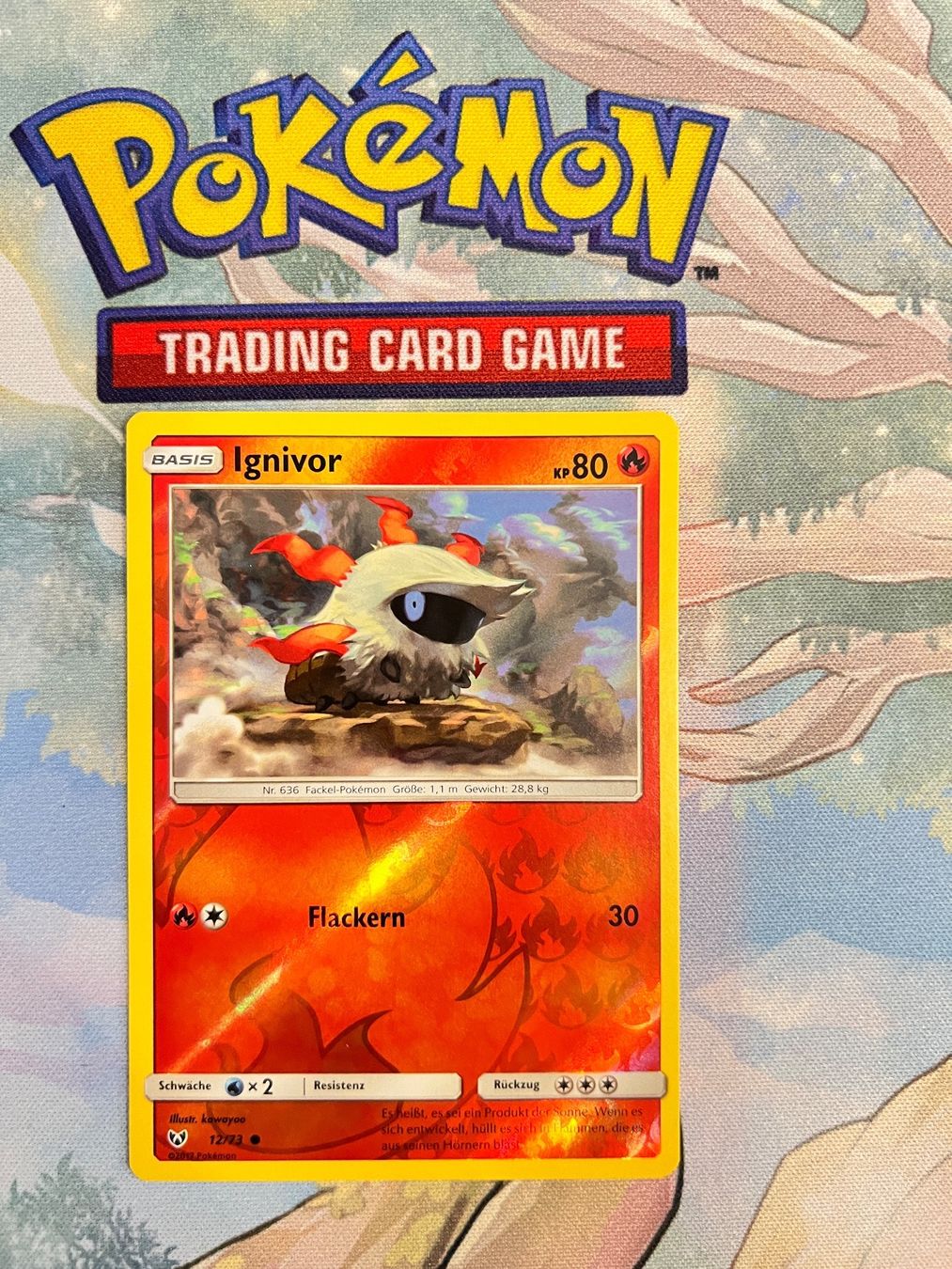 Cartoline: Ignivor Reverse Holo Schimmernde Legenden 12/73 – Usato da Sempach venduto da R-G