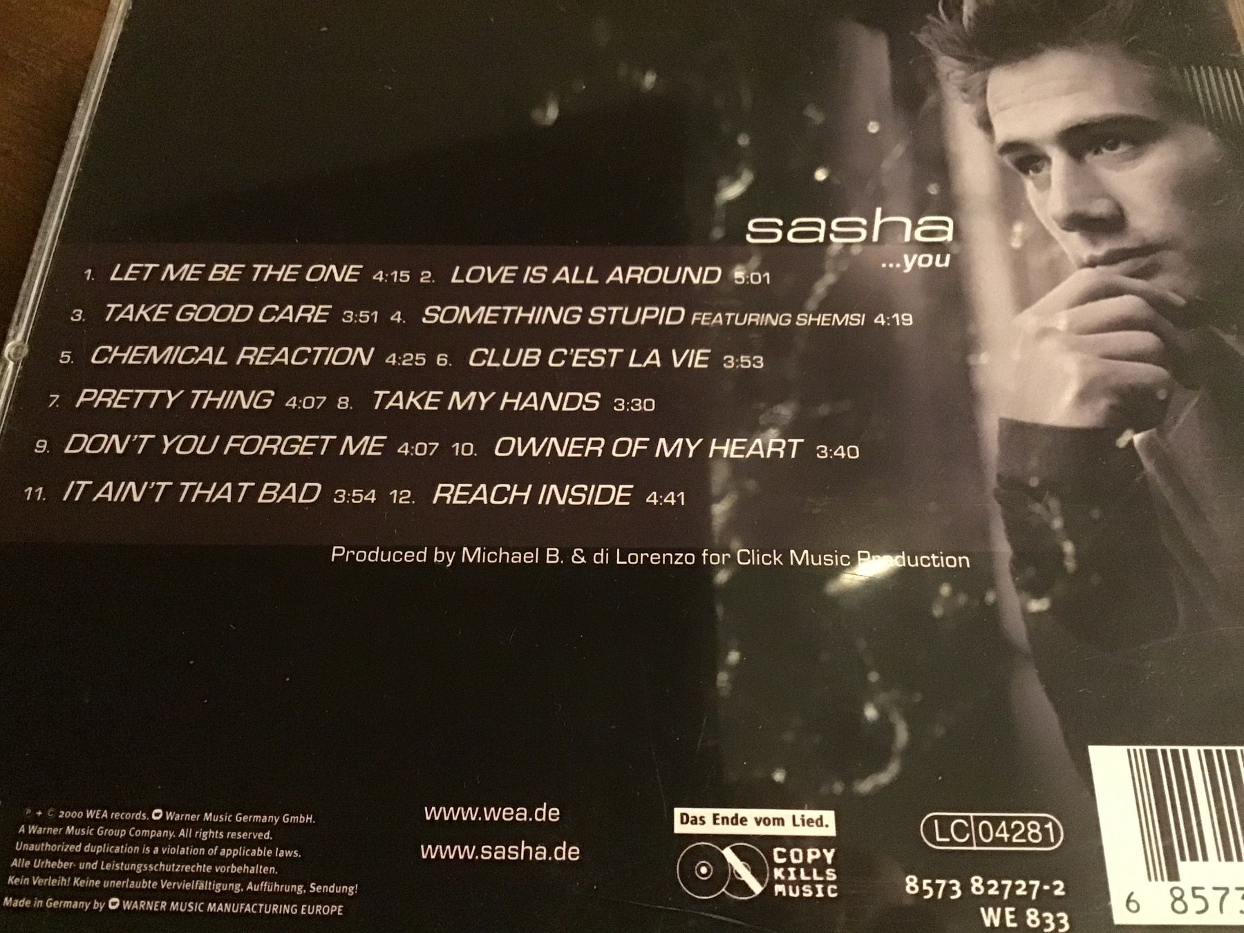 CD: sasha – Usato da Thierachern venduto da sweden08 1