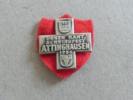 Abzeichen Kant. Schwingfest Schwingen Attinghausen UR 1956