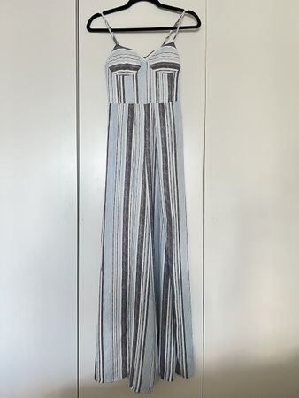 Gestreifter Jumpsuit, Größe XS