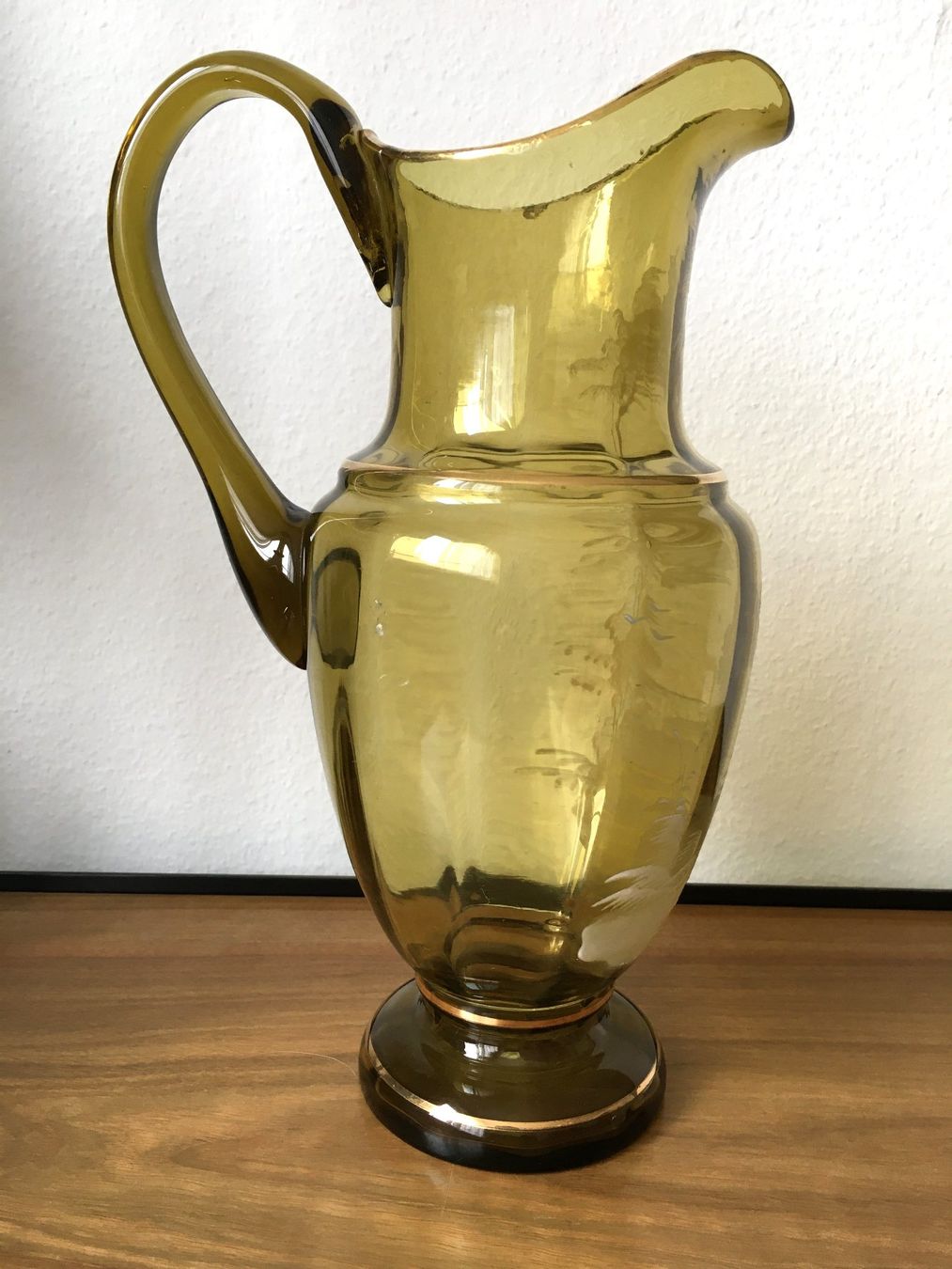 Carafes: ANTIKE GROSSE GLASKARAFFE mit SCHNEEMALEREI – D'occasion à Luzern par Immergern 3