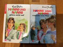 2 Hanni und Nanni Bücher, geben nie auf, neue Pläne