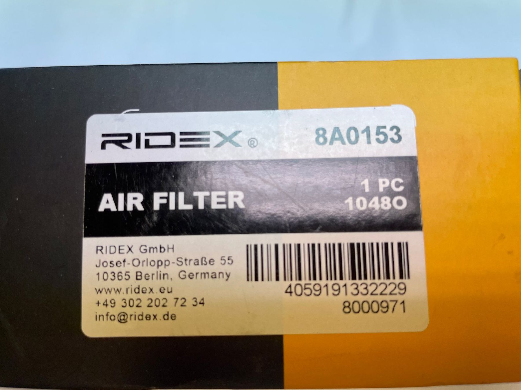 Ventilazione: Luftfilter zu Auto: 245 x168 x 50 – Nuovo e nell'imballaggio originale da Hinwil venduto da ilon13 1