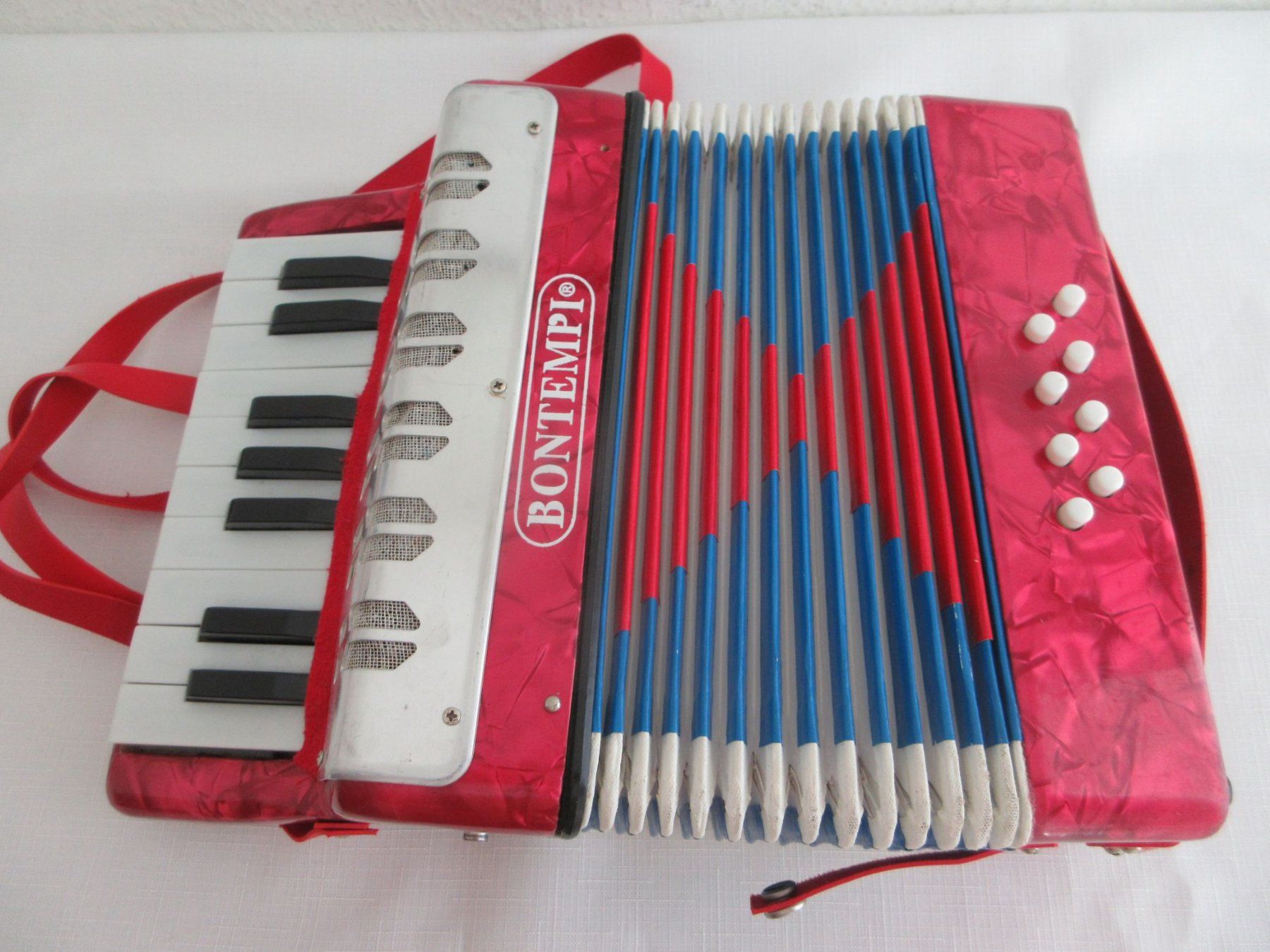 Bontempi Musikinstrumente: Kinder Akkordeon Bontempi – Gebraucht aus Binningen von Oldfashion 1