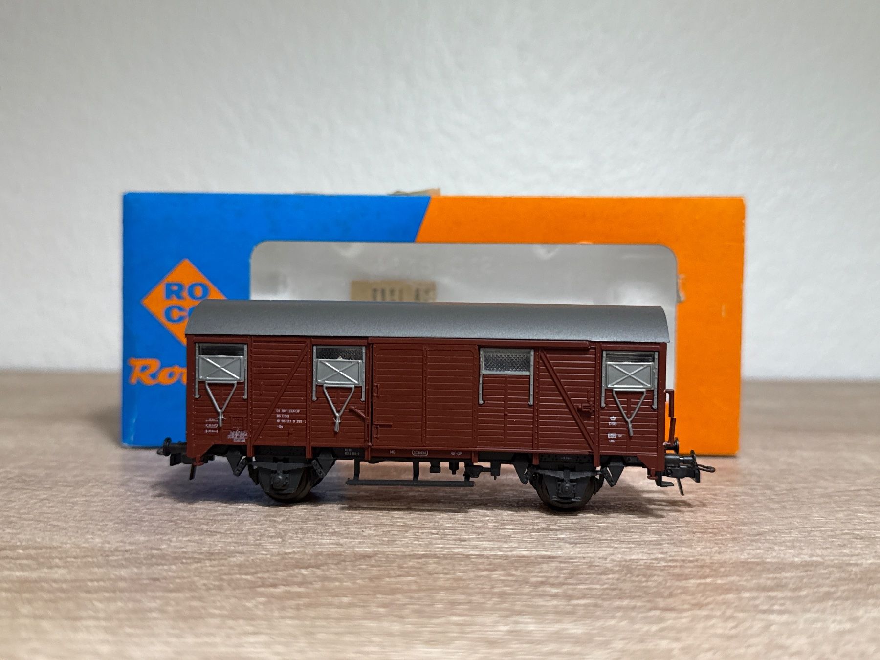 Roco Modellini di ferrovie: Roco 46274 Güterwagen DSB H0 – Usato da St-Aubin-Sauges venduto da tantome