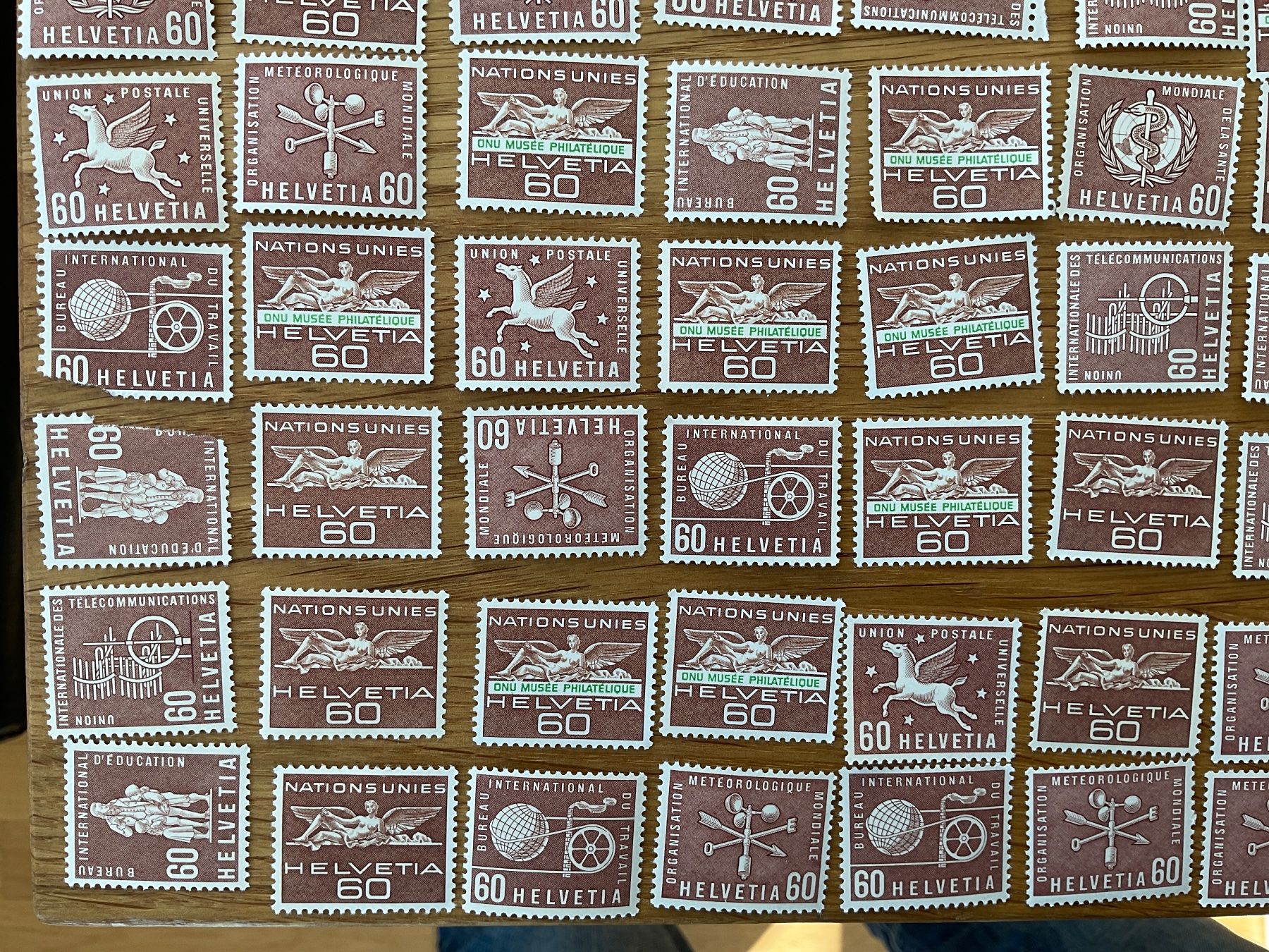 Tutti i francobolli: 60Fr Ämter Frankaturware ungestempelt postfrisch Sammlung – Nuovo (secondo la descrizione) da Wil SG venduto da Chefsugus 3