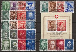 Pro Juventue Ausgaben 1939 - 45 : KP 480.--