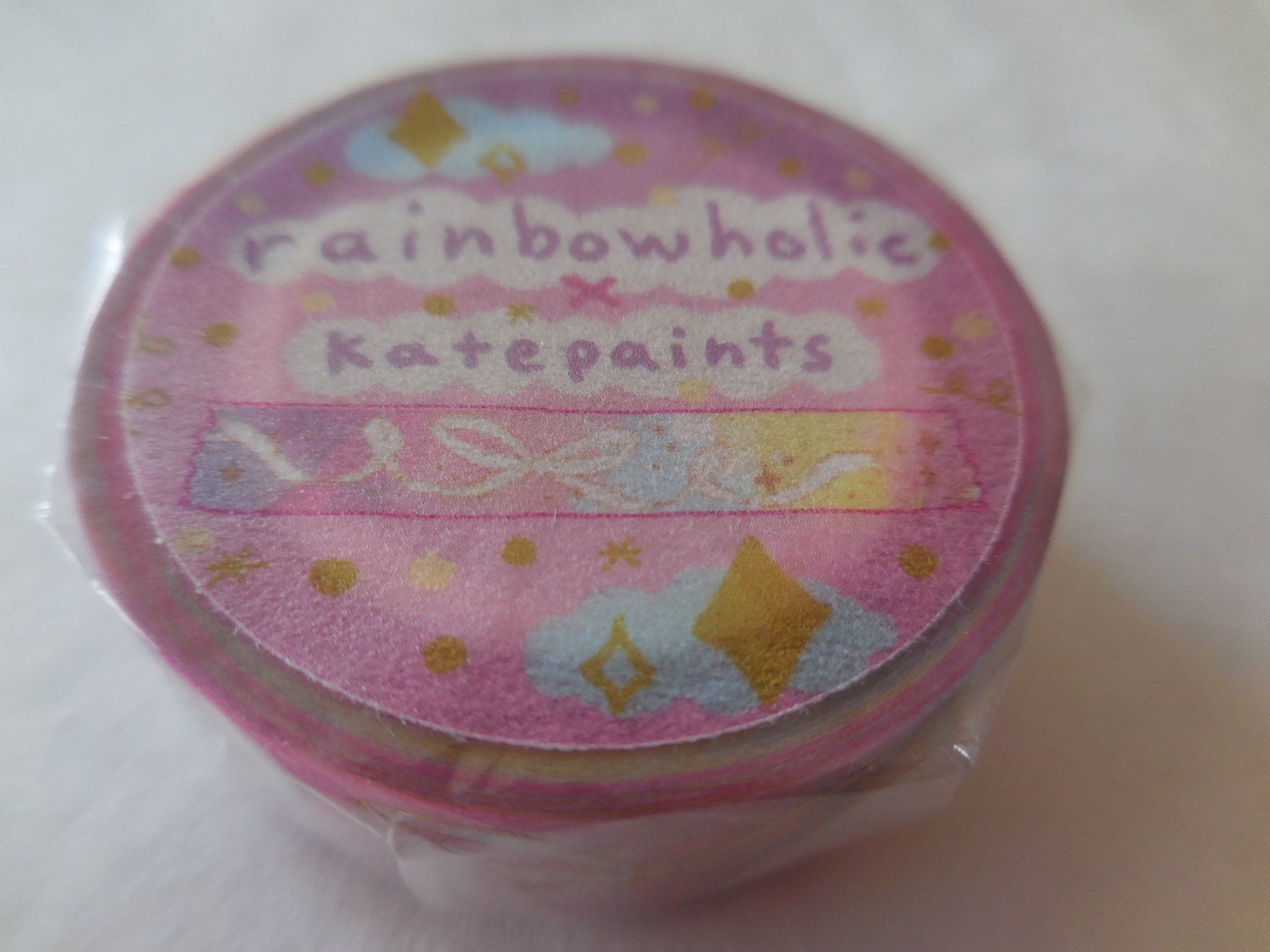Aufkleber: Masking Tape  "rainbowholics & katepaints"  SPECIAL EDITION – Neu und originalverpackt aus Zürich von brifo64