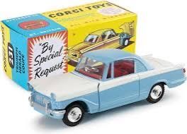 TRIUMPH HERALD COUPÉ BLAU/WEISS CORGI