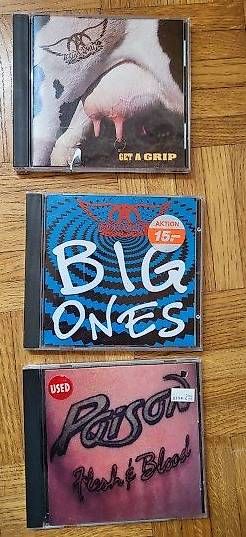 CD: 3 CD Aerosmith und Poison – Usato da Duggingen venduto da lot-of-fun