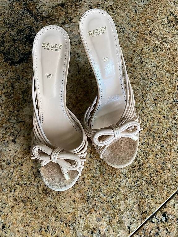 Scarpe da donna: Bally Pantolette, Creme, Gr.40.5 – Usato da Weggis venduto da goo_vn75