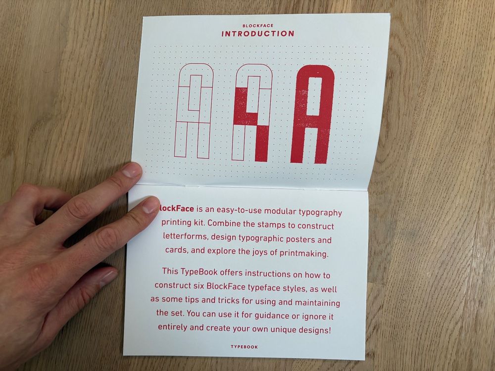 Will Mower Blockface Typografie Stempelset | neuwertig (Gebraucht) in ...