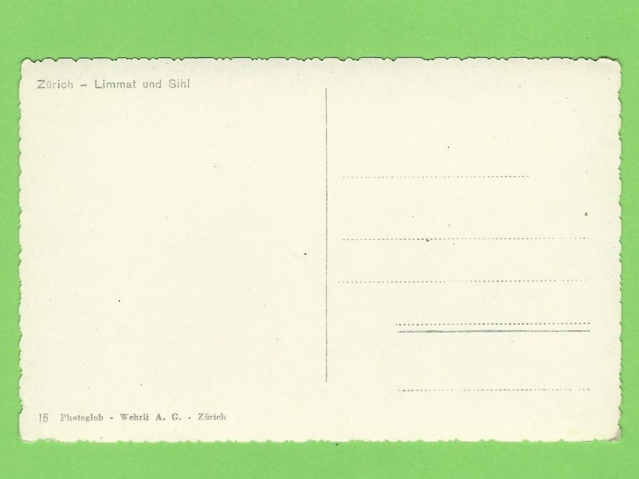 Cartoline postali: Zürich - Limmat und Sihl – Usato da Zürich venduto da t24_de 1
