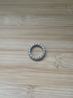 Bague argent 925 avec zircons taille 58
