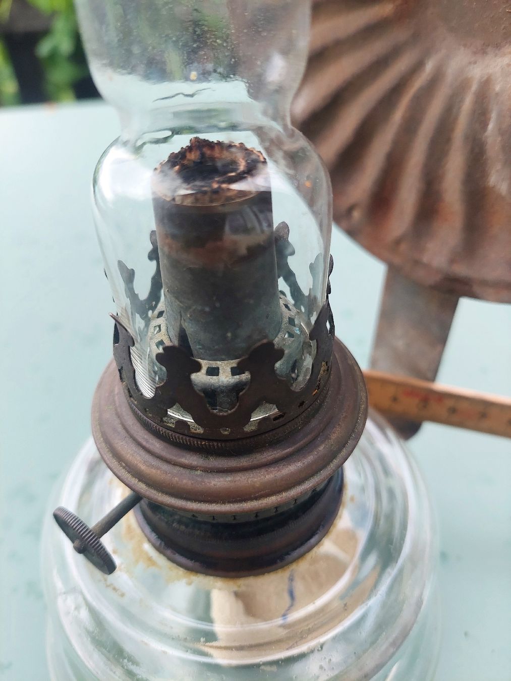 Lampade: antike Petrollampe, funktionstüchtig – Usato da Zürich venduto da Cortin 7