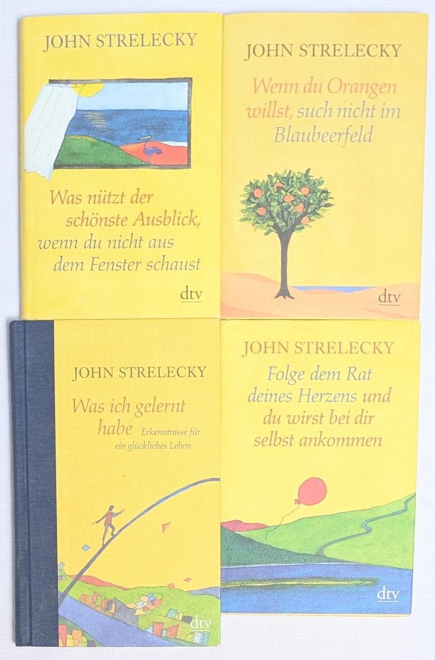 Libri: 4x Gebudene Bücher von John Strelecky – Nuovo (secondo la descrizione) da Wängi venduto da ABIZONE-86
