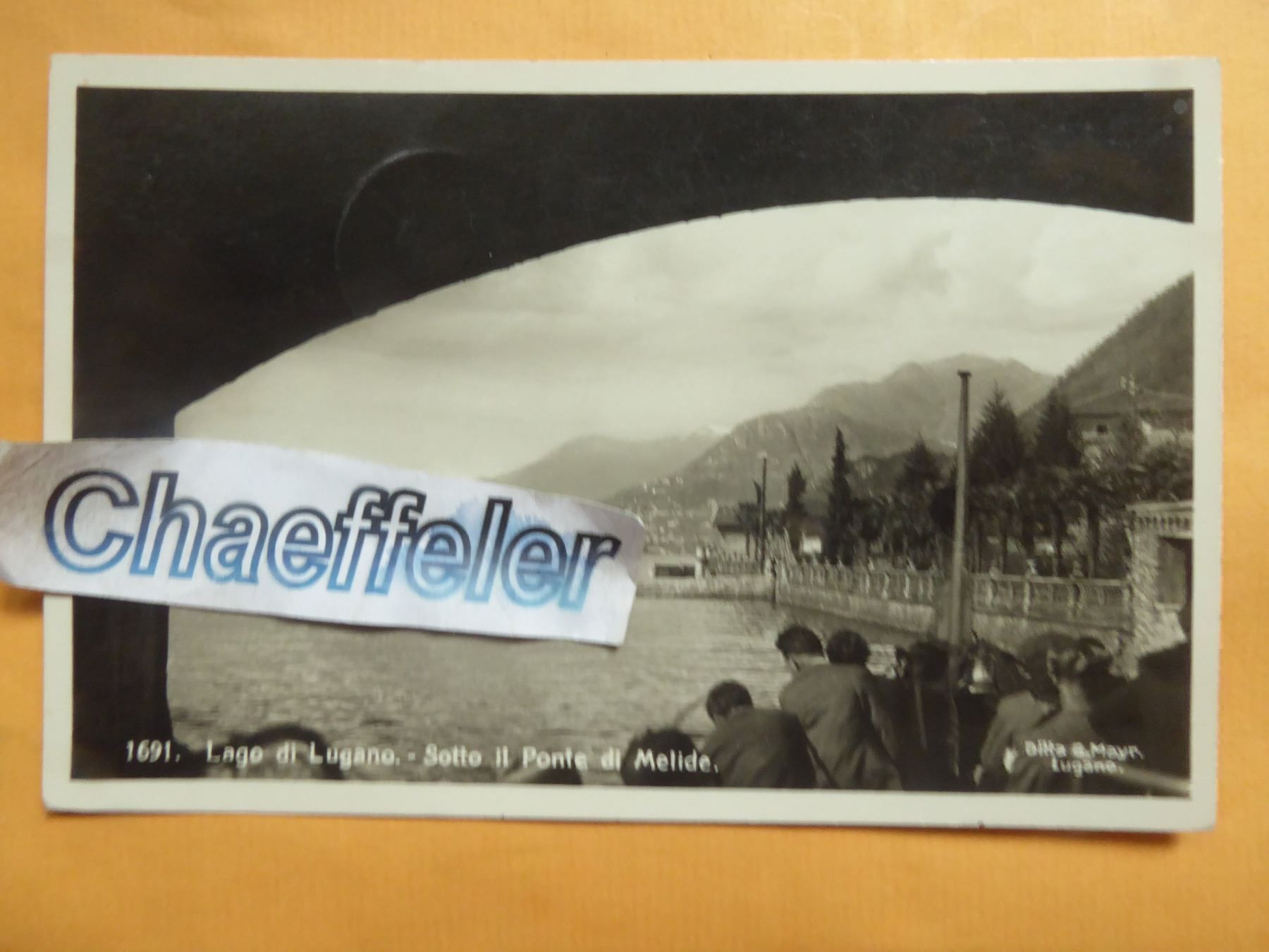Cartes postales: 1691 Lago di Lugano   1938 – D'occasion à Zürich par Chaeffeler