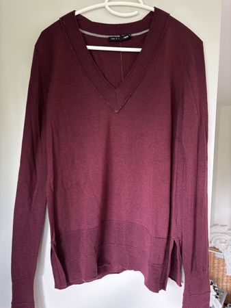 merino wool sweater bordeaux rag&bone