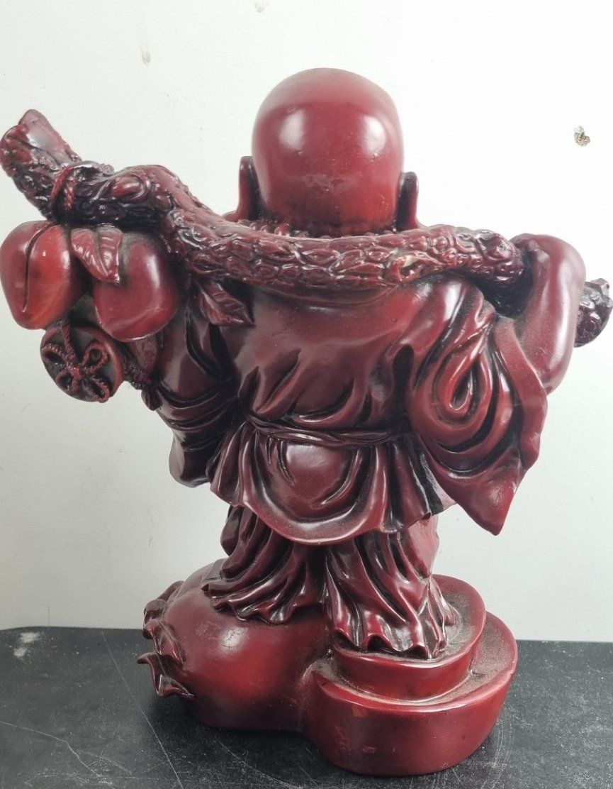 Figuren: Statue Lachender Buddha, Budai oder Hotei, feng shui – Gebraucht aus Flums von Flumsantik 3