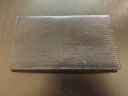 Elegante vintage Handtasche / Clutch in Reptil-Optik, Sch...