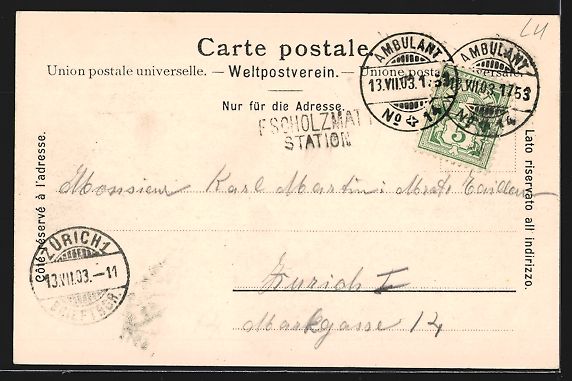 Cartes postales: AK Escholzmatt, Teilansicht mit Kirche – D'occasion à Berlin par bartko-reher 1