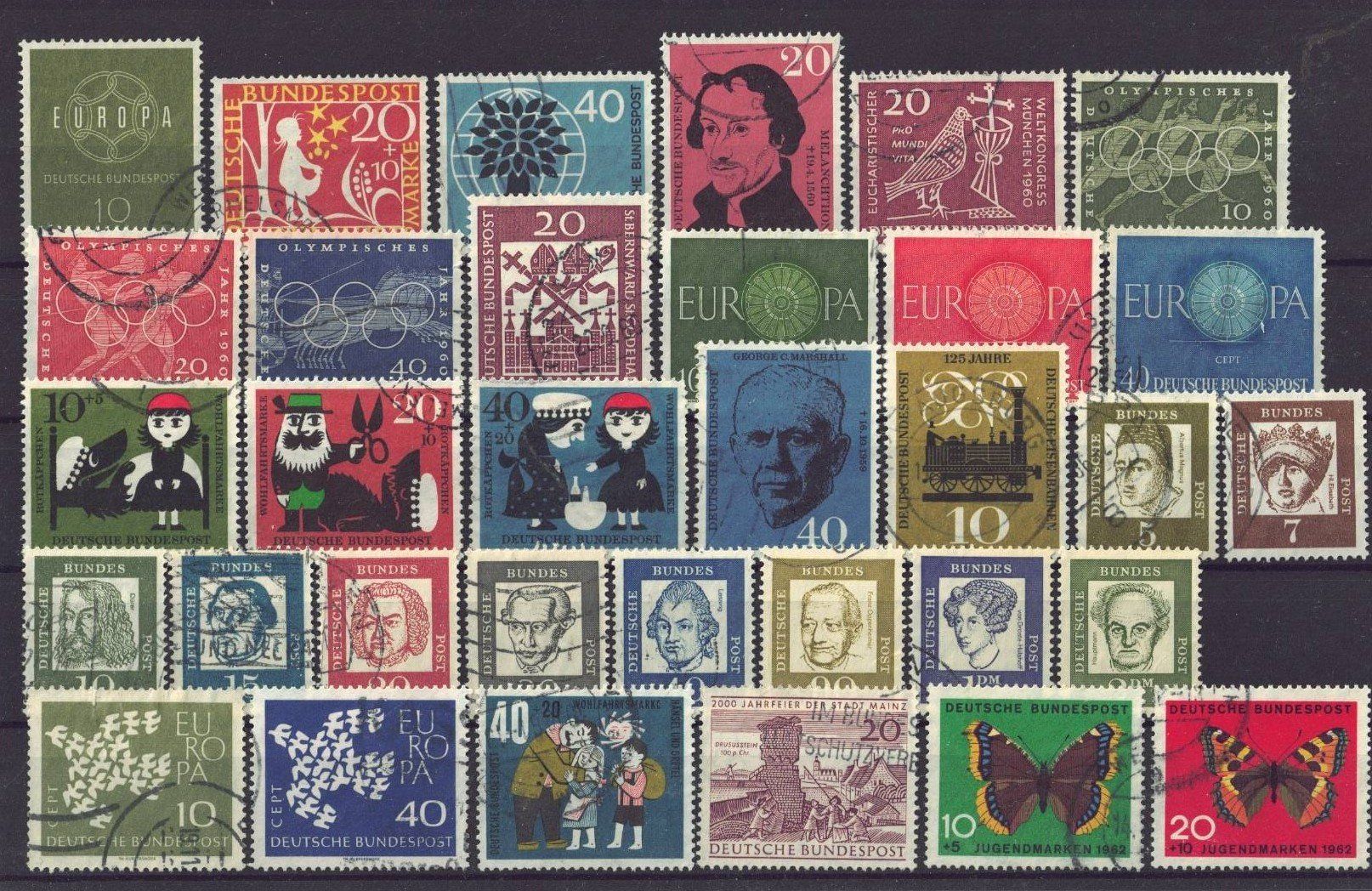Tutti i francobolli: Bundesrepublik Deutschland 4 Scans – Usato da Courtepin venduto da ema_dy29 2