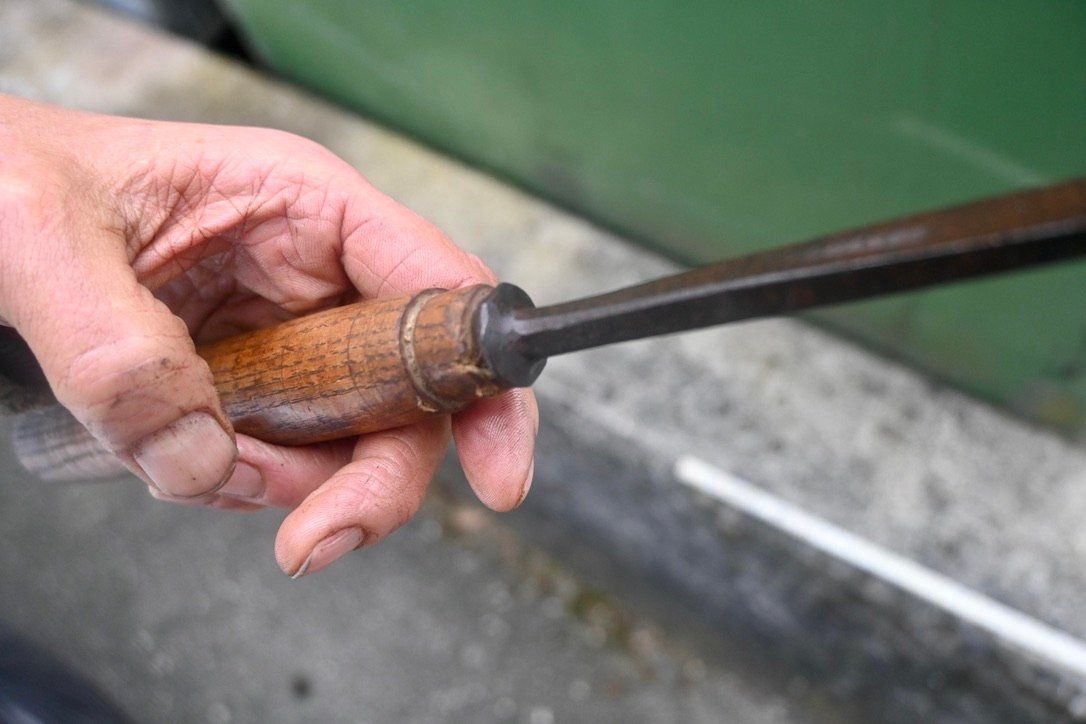 Alle Werkzeuge: ANTIKER mit langem stiel STECHBEITEL länge 29cm "scharf" – Gebraucht aus Pfaffhausen von mono_rec 8