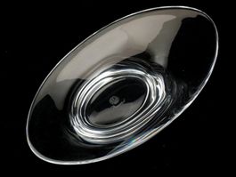 Plat ovale cristal de Baccarat ovale Kristall Schale Nestlé
