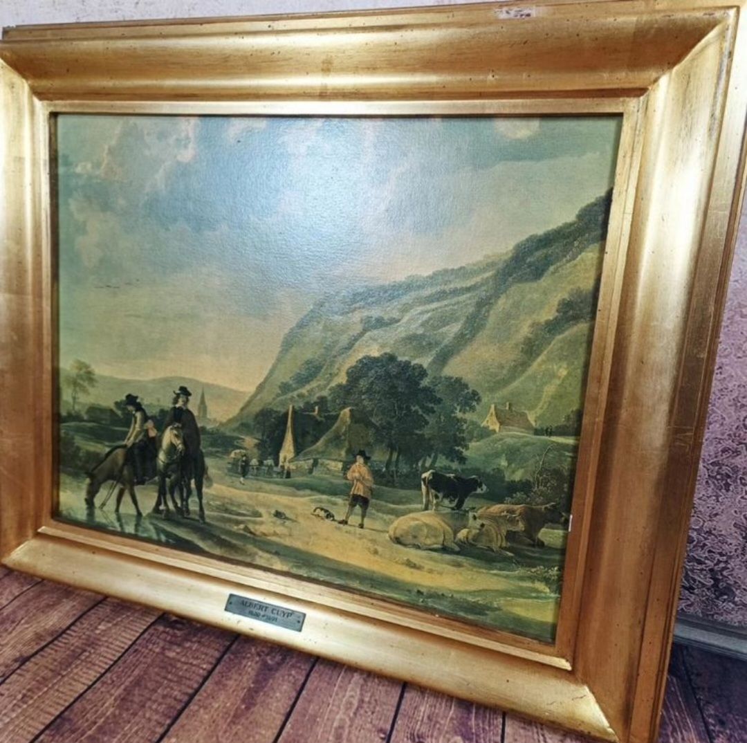 Gemälde: Hand-Painted Reproduction: "Deux Cavaliers" Albert Cuyp – Neu (gemäss Beschreibung) aus Zürich von tkind 1
