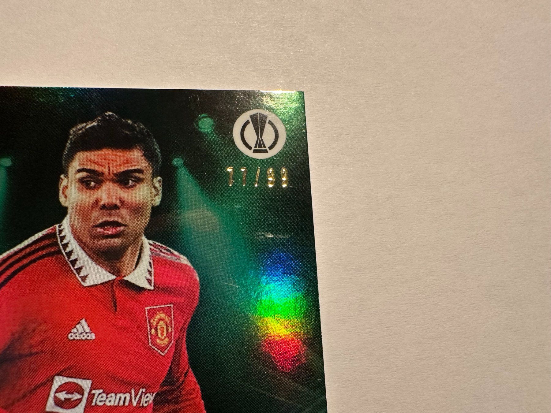 Topps Sammelbilder & Trading cards: Casemiro 2023 Topps Showtime 77/99 – Gebraucht aus Hagendorn von Pokecollectorch 2