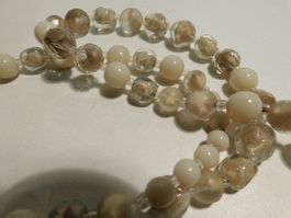 Schmuck Halskette speziell facettenschliff Steine