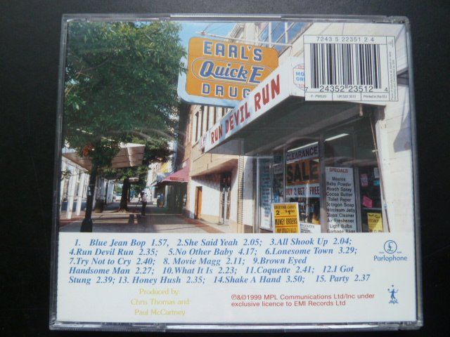 CD: Paul McCartney - Run devil run  (vergriffen) – Usato da Au ZH venduto da sikoku 2