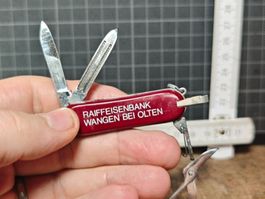 Altes Messer zu verkaufen Nr 80 Reifeisen Bank