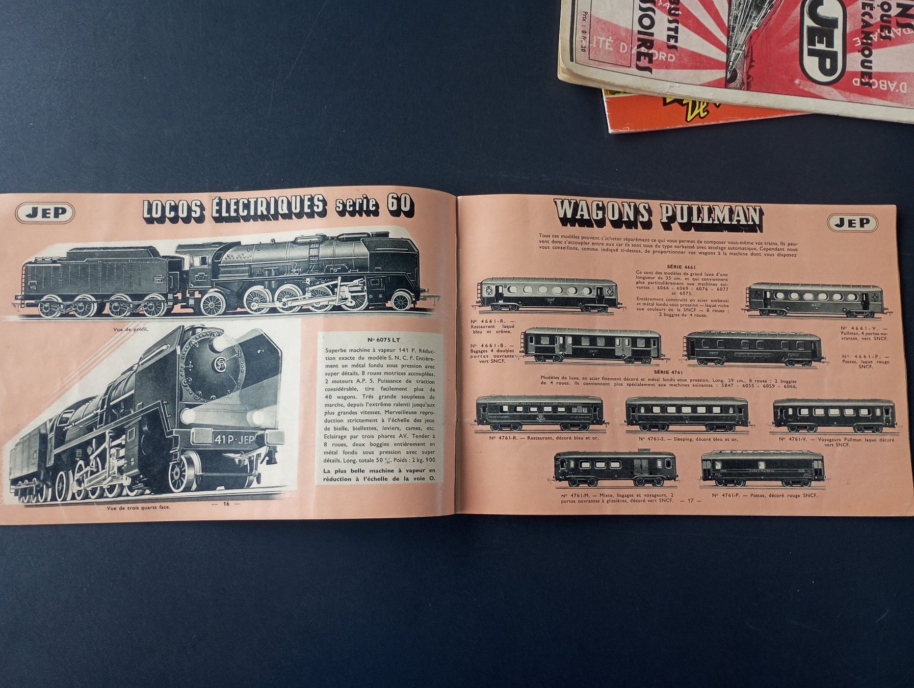 Modelleisenbahnen: 3 x catalogues JEP H0/0 – Gebraucht aus Fontaines NE von waterfoot 3