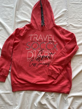 SOCcx Hoodie, Gr. XXL, Koralle, neuwertig, Top Zustand!
