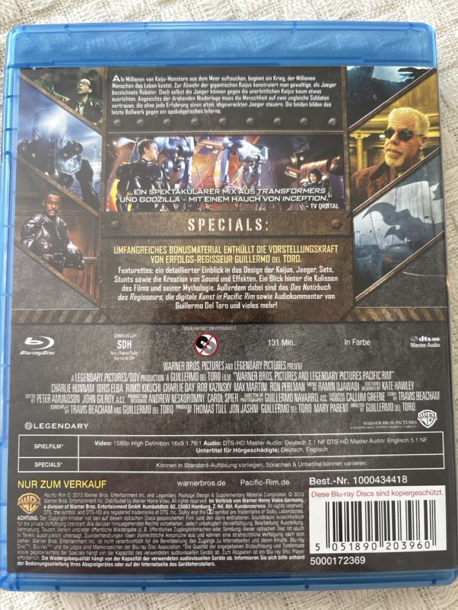 Alle DVDs: Pacific rim bluray – Gebraucht aus Oberentfelden von Rabaelikus 1