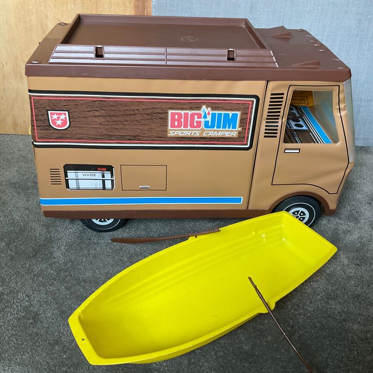 🔵🔴 grosser BIG JIM Camper + Zubehör – Mattel 1971 🔴🔵 (Gebraucht) in ...