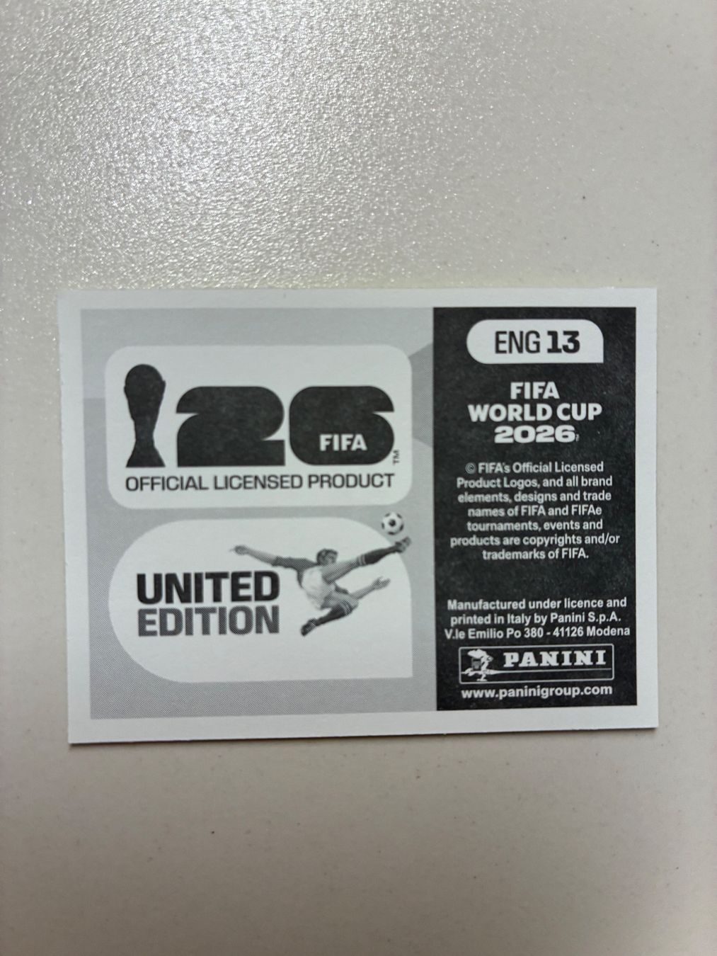 Panini Carte collezionabili: Panini WM 2026 Mexiko Sticker - ENG13 – Nuovo (secondo la descrizione) da Basel venduto da yac_h5js 1