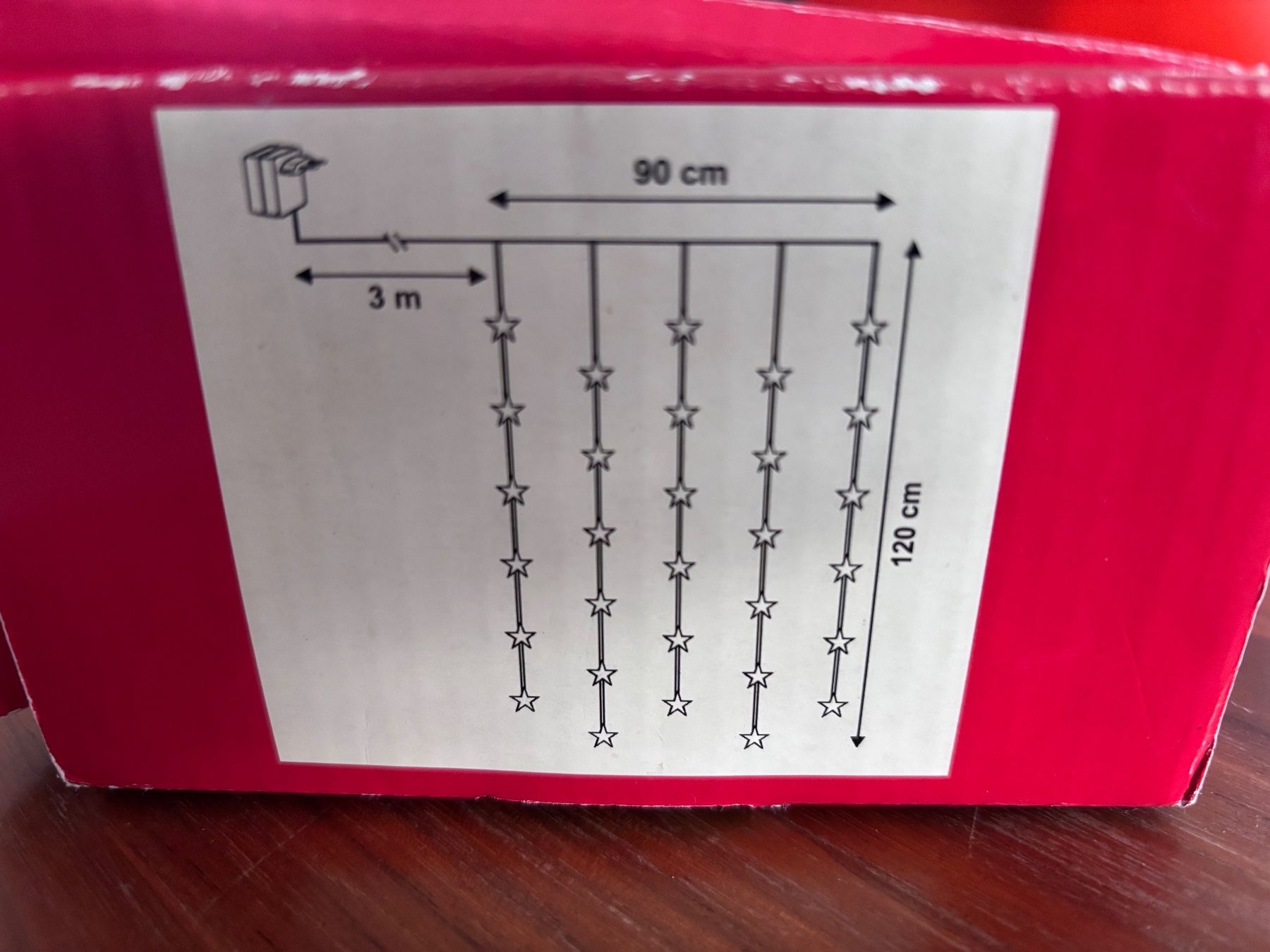 Lichterketten & Leisten: Sternen Vorhang 120 cm – Gebraucht aus Balsthal von Uroby 2