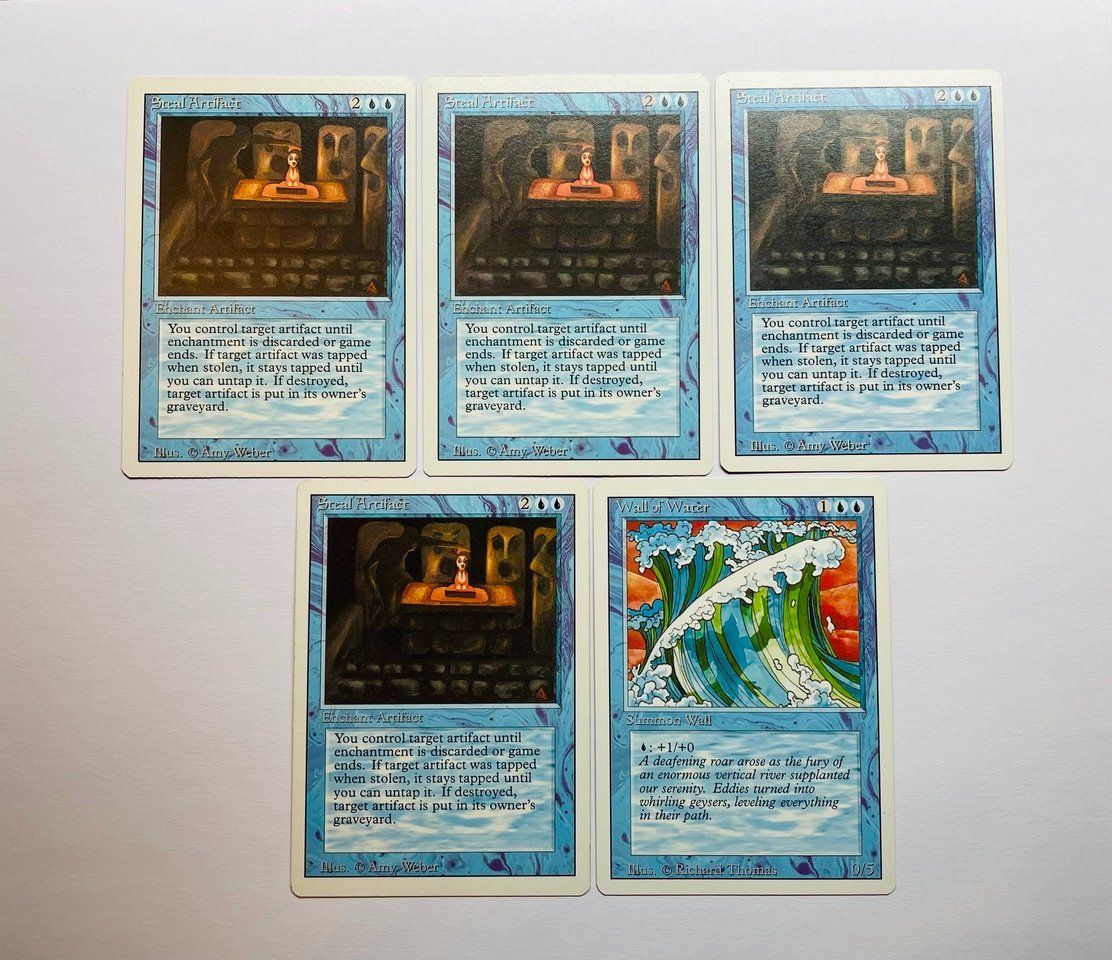 Magic The Gathering Carte collezionabili: Magic The Gathering Blau Uncommon/Common 23x Revised – Usato da Duggingen venduto da nad_6yzh 5