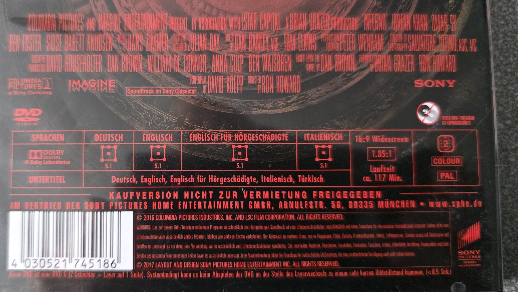 Tous les DVDs: DVD Inferno / Tom Hanks – D'occasion à Oetwil am See par fineli2 1