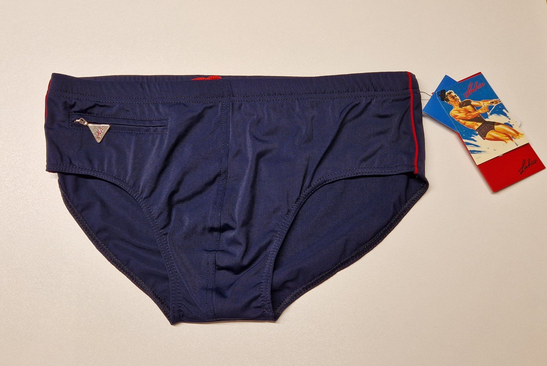 Lahco Costumi da bagno: Badehose Herren M Navy / Rabatt 50% - 70%!!! – Nuovo e nell'imballaggio originale da Braunau venduto da Brand-Store