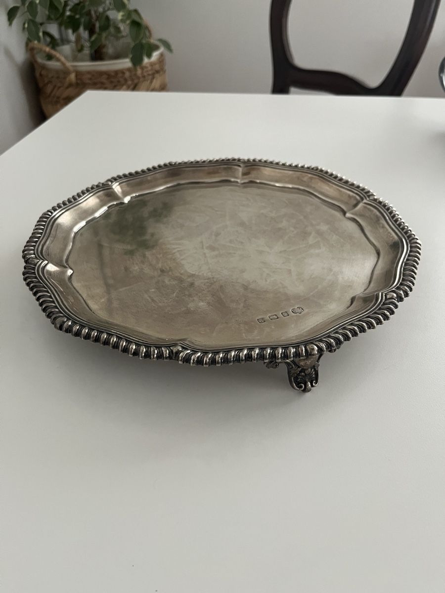 Piatti di portata: 1914 Elkington & co Sterling Silbertablett 925 – Usato da Lachen SZ venduto da ratata