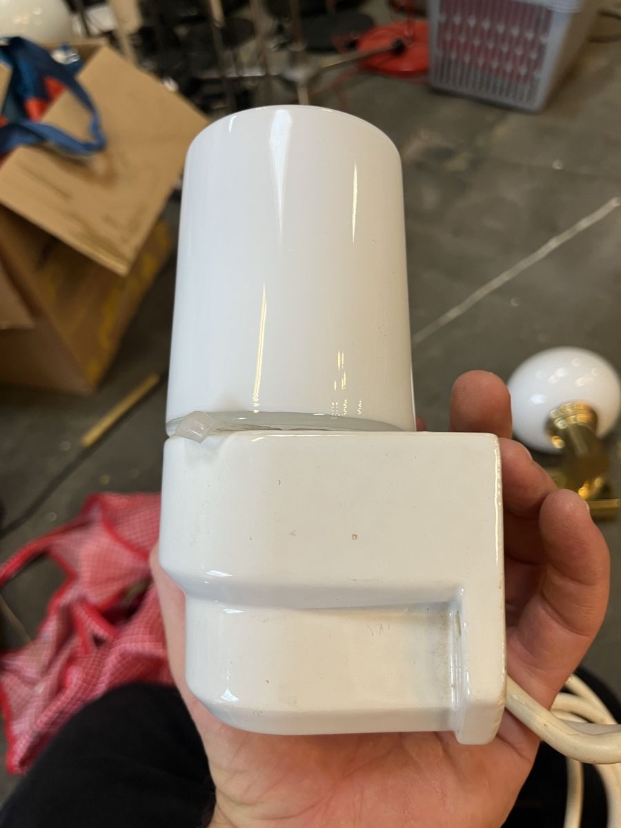 Lampen: 4 Vintage Wandlampen Opalglas  – Gebraucht aus Bern von fotolog111 5