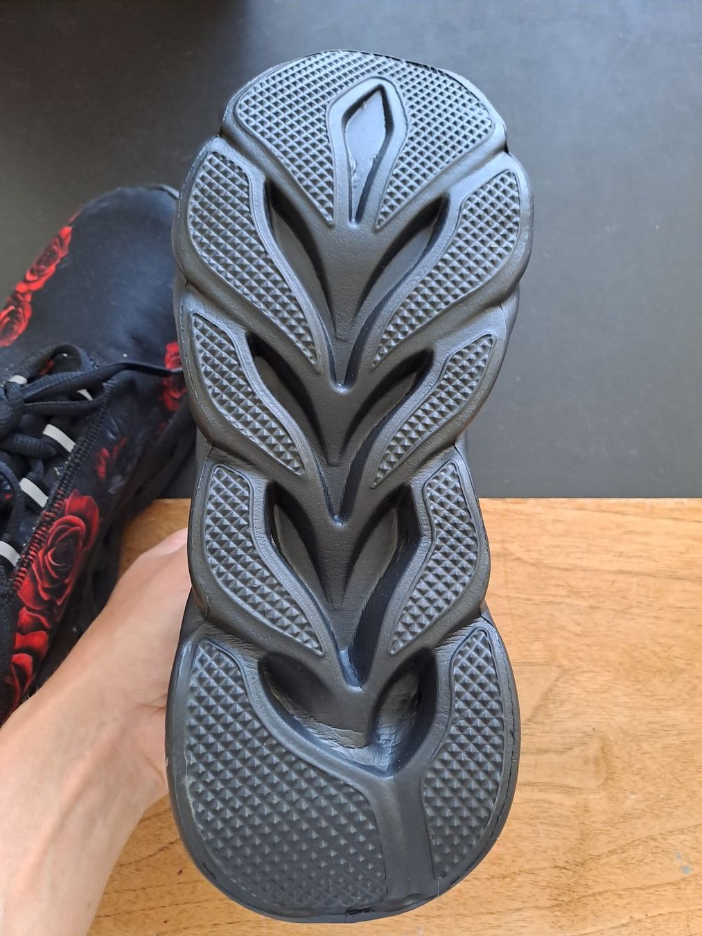 Damenschuhe: Halbschuhe Gothic / Rosen /schwarz Grösse 42 NEU – Neu (gemäss Beschreibung) aus Glashütten von Schwebefisch 3