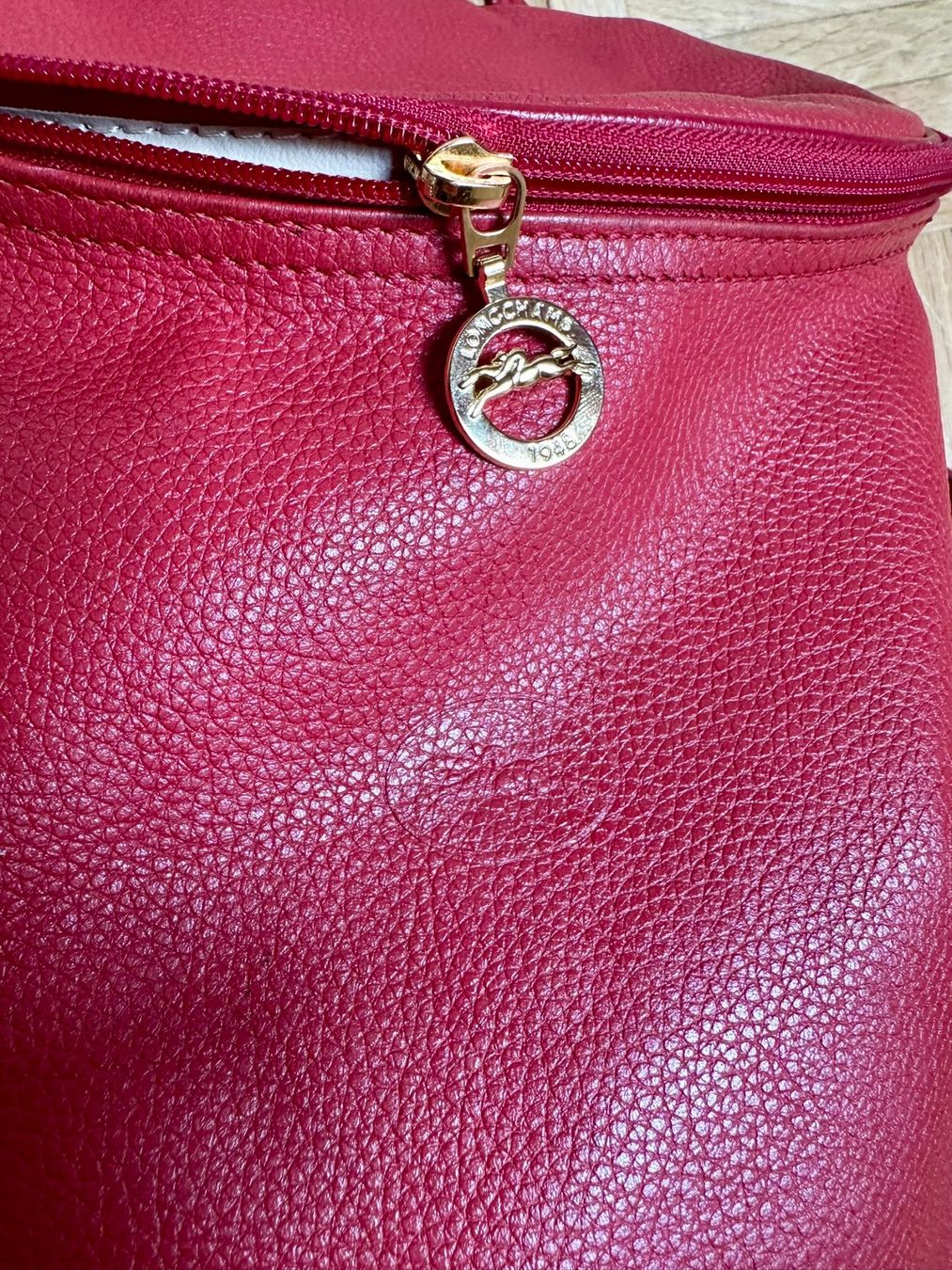 Longchamp Borse da donna: Longchamp sac à dos rouge – Usato da Bernex venduto da euma1976 9