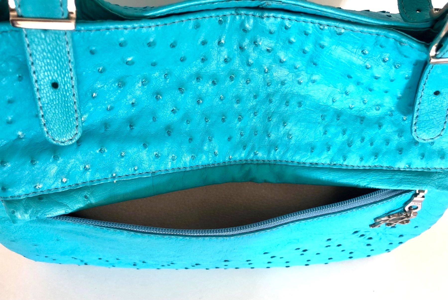 Borse da donna: Original Straussenledertasche aus Südafrika – Nuovo e nell'imballaggio originale da Ebmatingen venduto da Puma_1 6